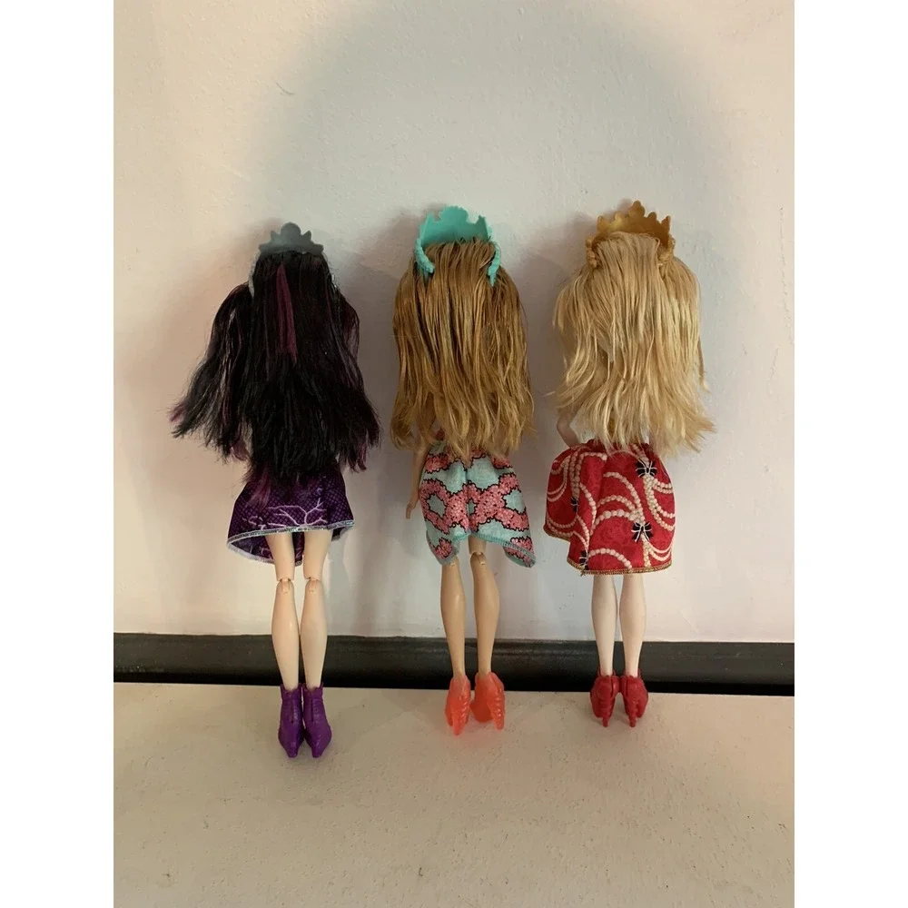 Ever After High Doll Lot Of 3 Apple White Ashlyn Ella Raven Queen